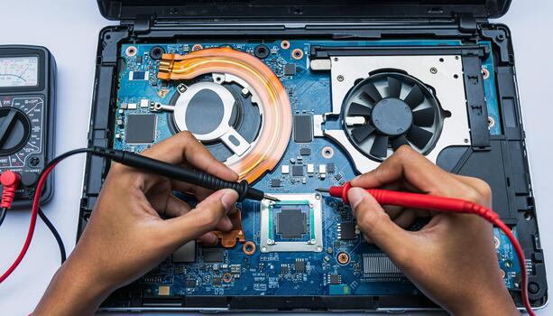 Laptop maintenance Kano - diagnosing and repairing laptop motherboard
